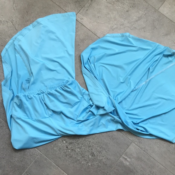 Light blue harem capris - Picture 2 of 6